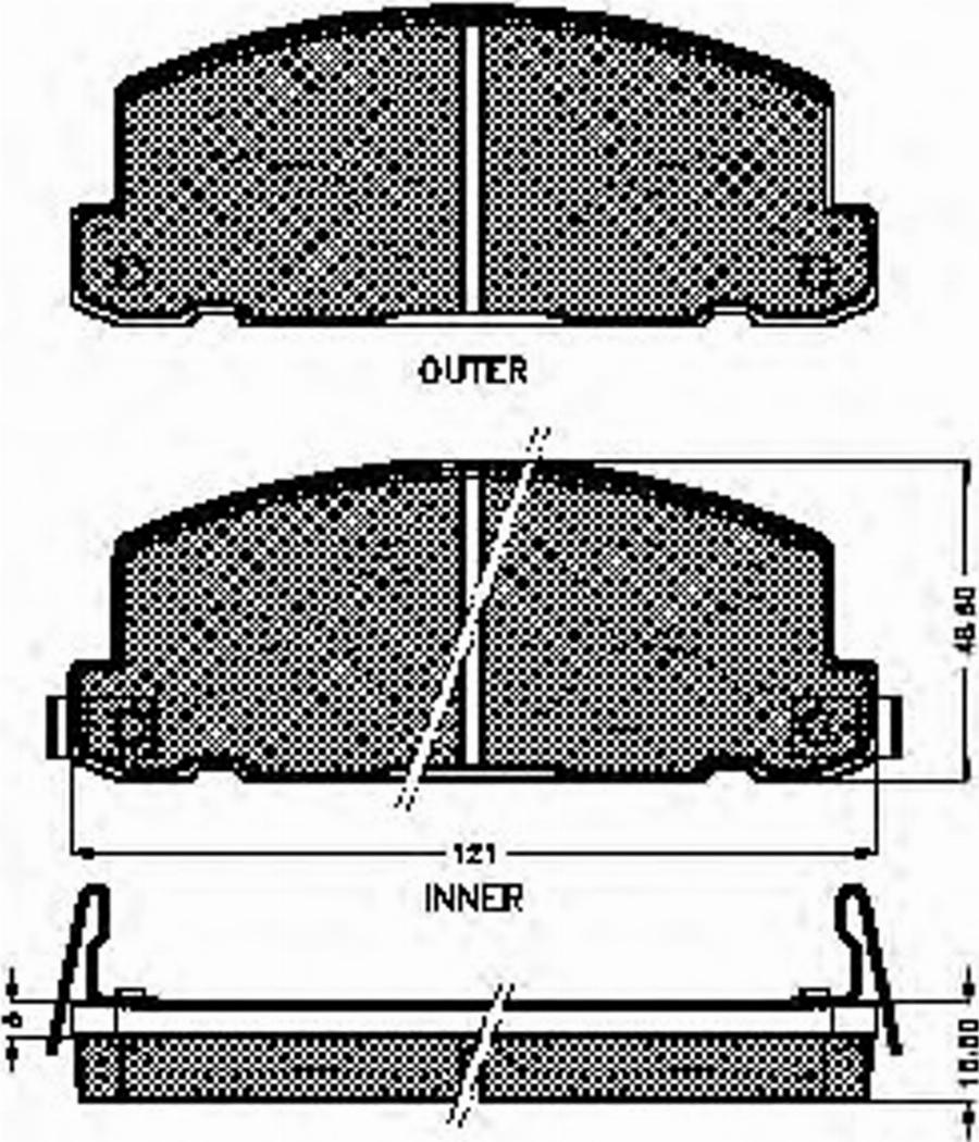 Spidan 31276 - Bremžu uzliku kompl., Disku bremzes www.autospares.lv