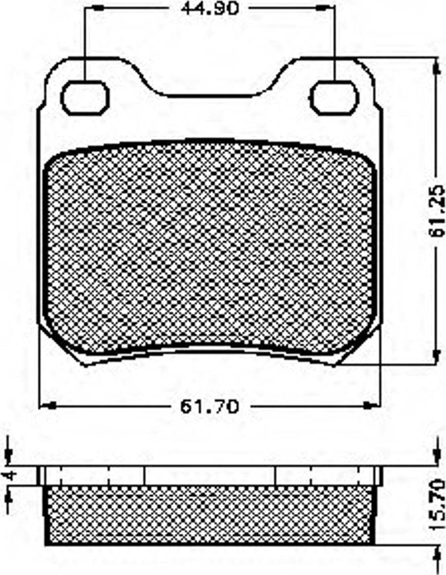 Spidan 31270 - Тормозные колодки, дисковые, комплект www.autospares.lv