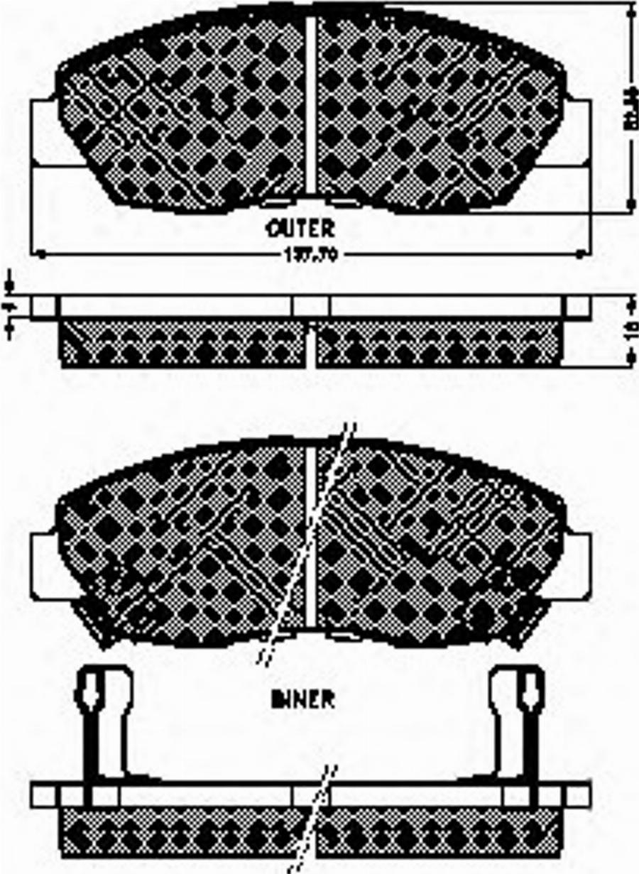 Spidan 31743 - Bremžu uzliku kompl., Disku bremzes www.autospares.lv