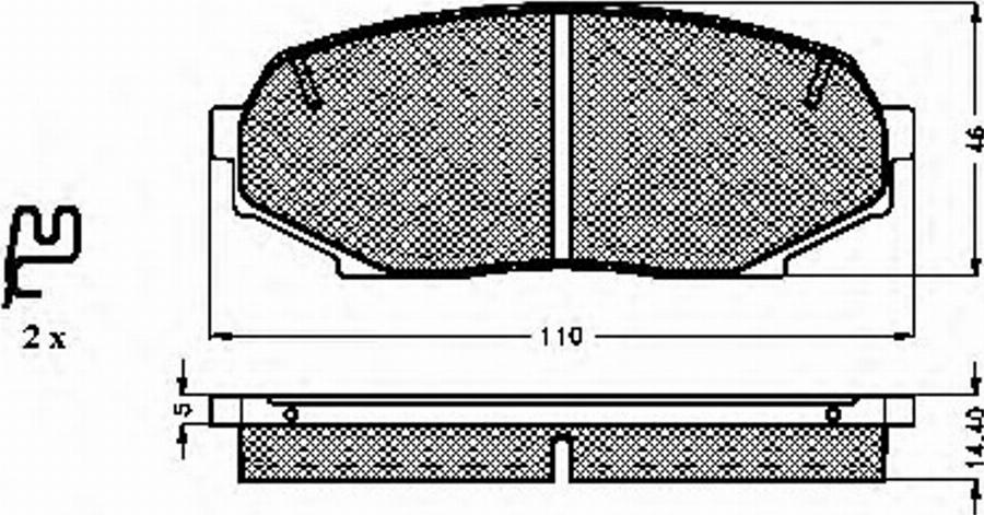 Spidan 31759 - Bremžu uzliku kompl., Disku bremzes www.autospares.lv