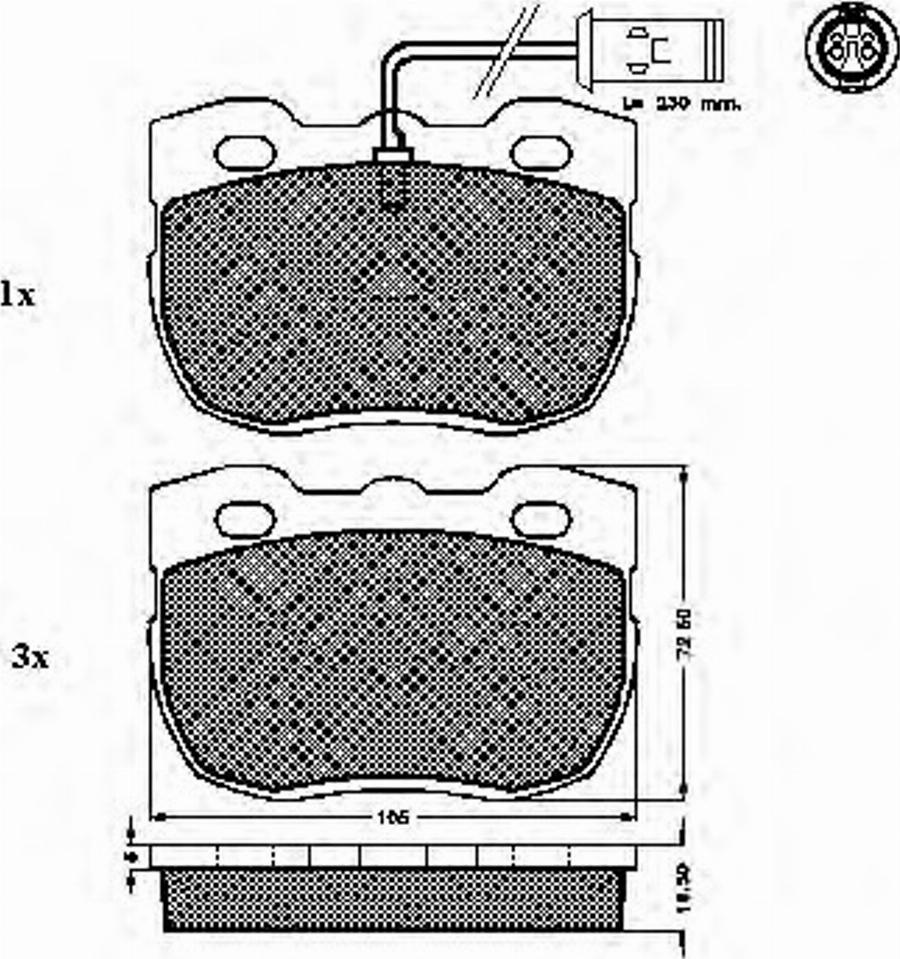 Spidan 31754 - Тормозные колодки, дисковые, комплект www.autospares.lv