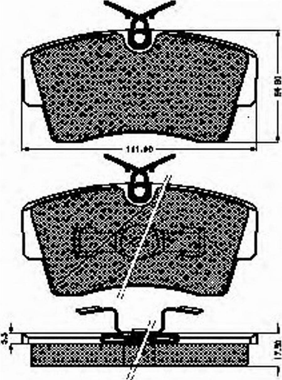 Spidan 31704 - Тормозные колодки, дисковые, комплект www.autospares.lv