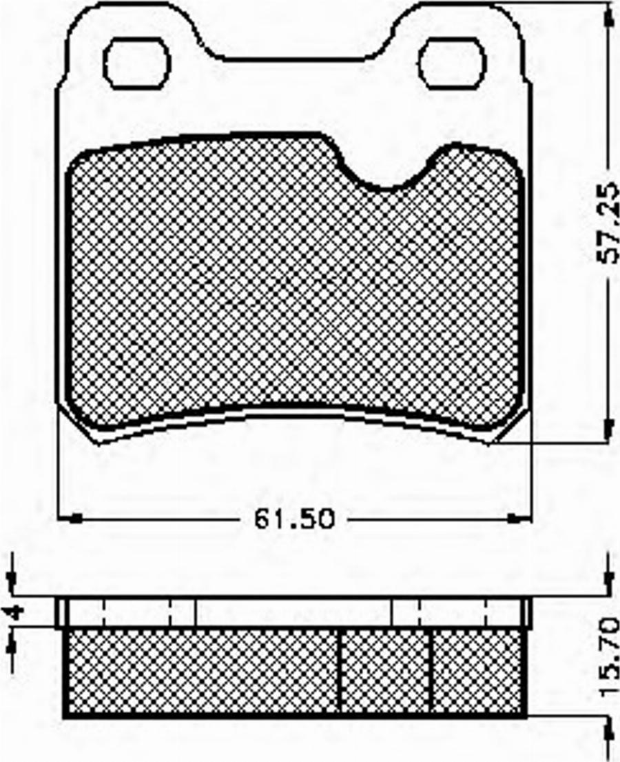 Spidan 31707 - Тормозные колодки, дисковые, комплект www.autospares.lv