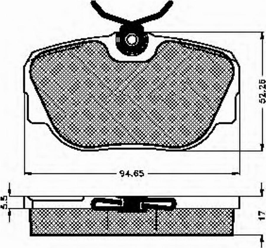 Spidan 31717 - Bremžu uzliku kompl., Disku bremzes www.autospares.lv