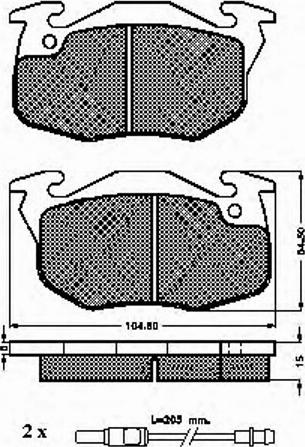 Spidan 31787 - Bremžu uzliku kompl., Disku bremzes www.autospares.lv