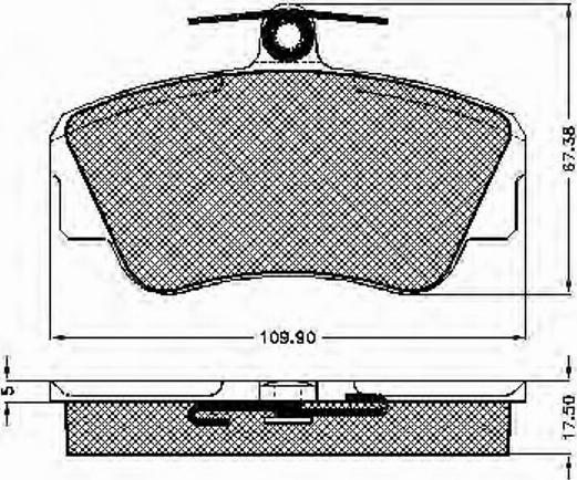 Spidan 31736 - Bremžu uzliku kompl., Disku bremzes www.autospares.lv