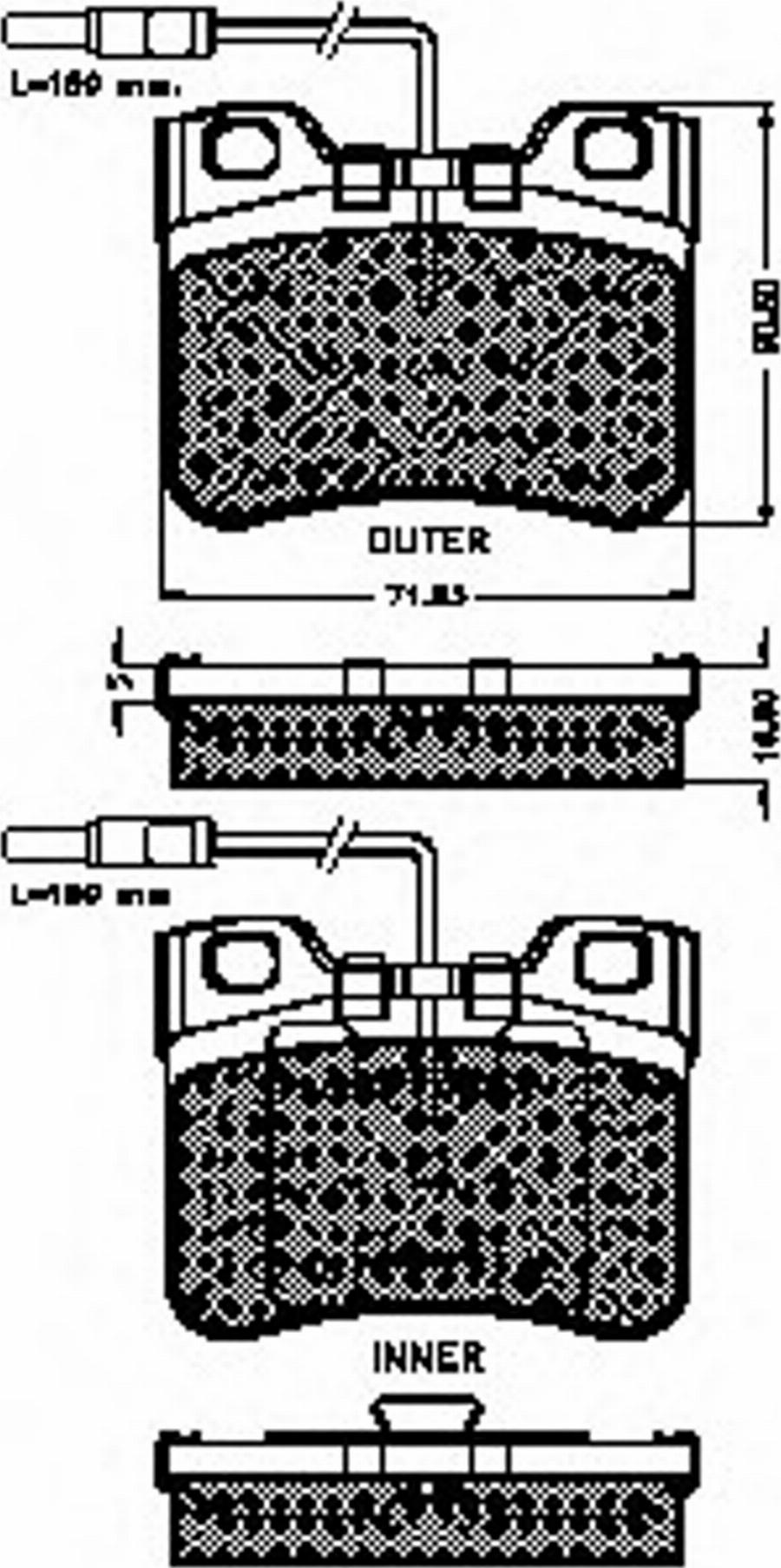 Spidan 31730 - Bremžu uzliku kompl., Disku bremzes www.autospares.lv