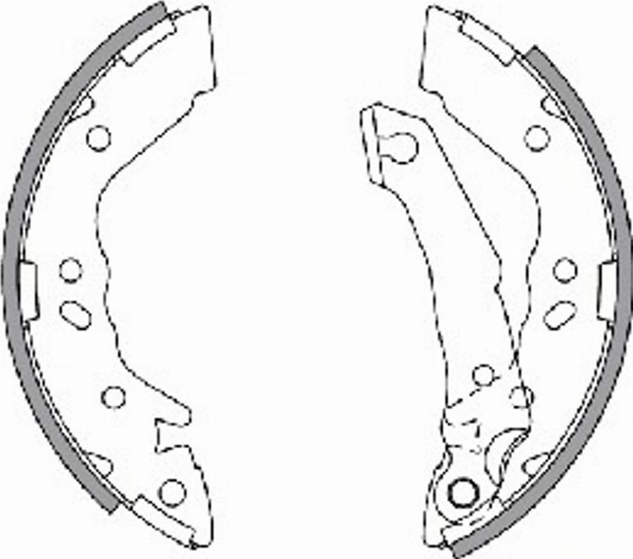 Spidan 33948 - Bremžu loku komplekts www.autospares.lv