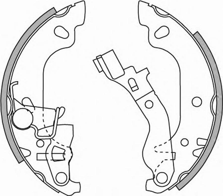 Spidan 33921 - Bremžu loku komplekts www.autospares.lv