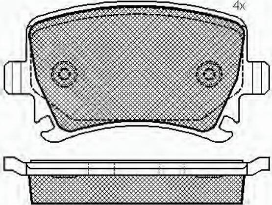 Spidan 32904 - Тормозные колодки, дисковые, комплект www.autospares.lv