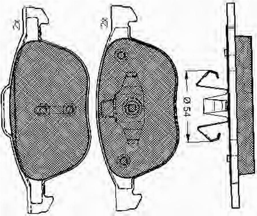 Spidan 32914 - Bremžu uzliku kompl., Disku bremzes www.autospares.lv