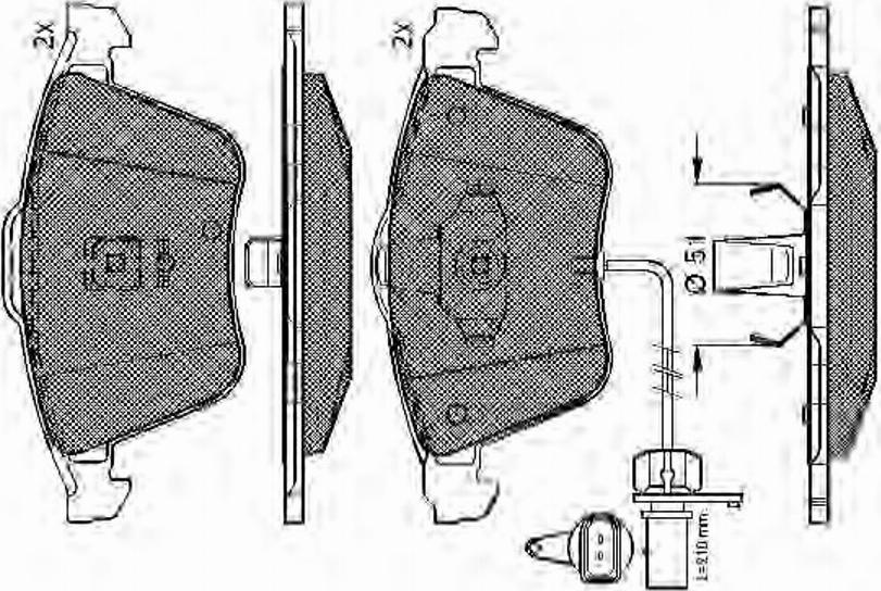 Spidan 32454 - Bremžu uzliku kompl., Disku bremzes autospares.lv