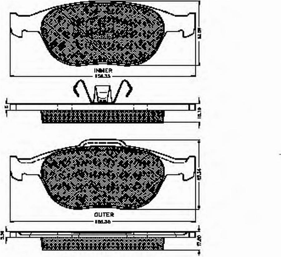 Spidan 32458 - Bremžu uzliku kompl., Disku bremzes www.autospares.lv