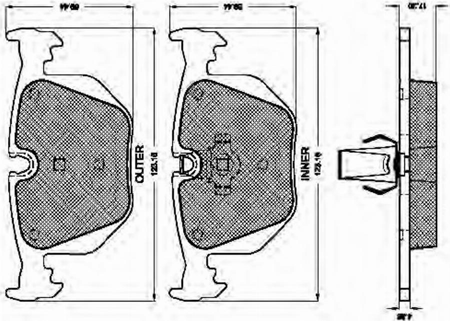 Spidan 32469 - Brake Pad Set, disc brake www.autospares.lv