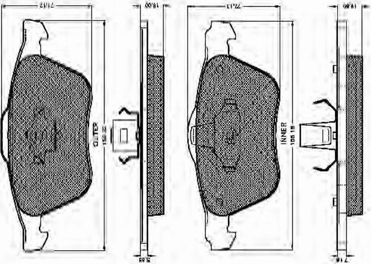 Spidan 32468 - Bremžu uzliku kompl., Disku bremzes www.autospares.lv