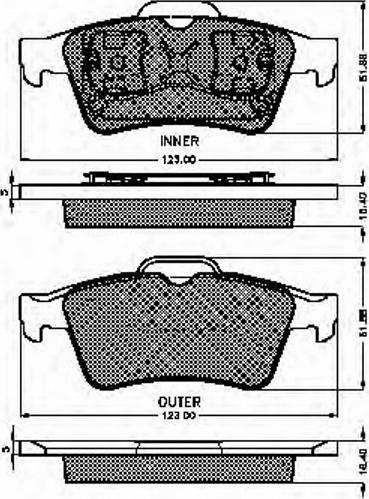 Spidan 32467 - Bremžu uzliku kompl., Disku bremzes www.autospares.lv