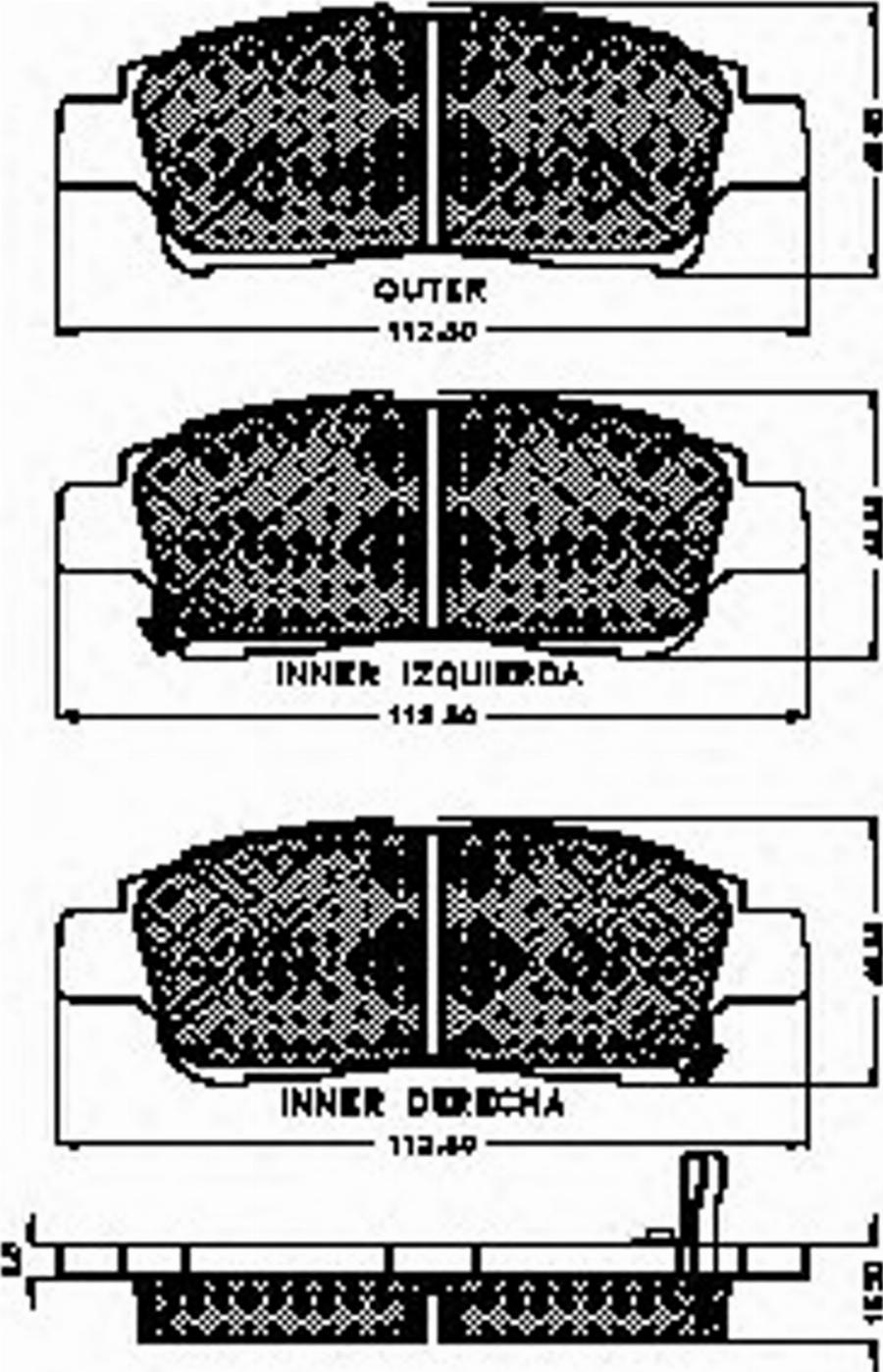 Spidan 32409 - Brake Pad Set, disc brake www.autospares.lv