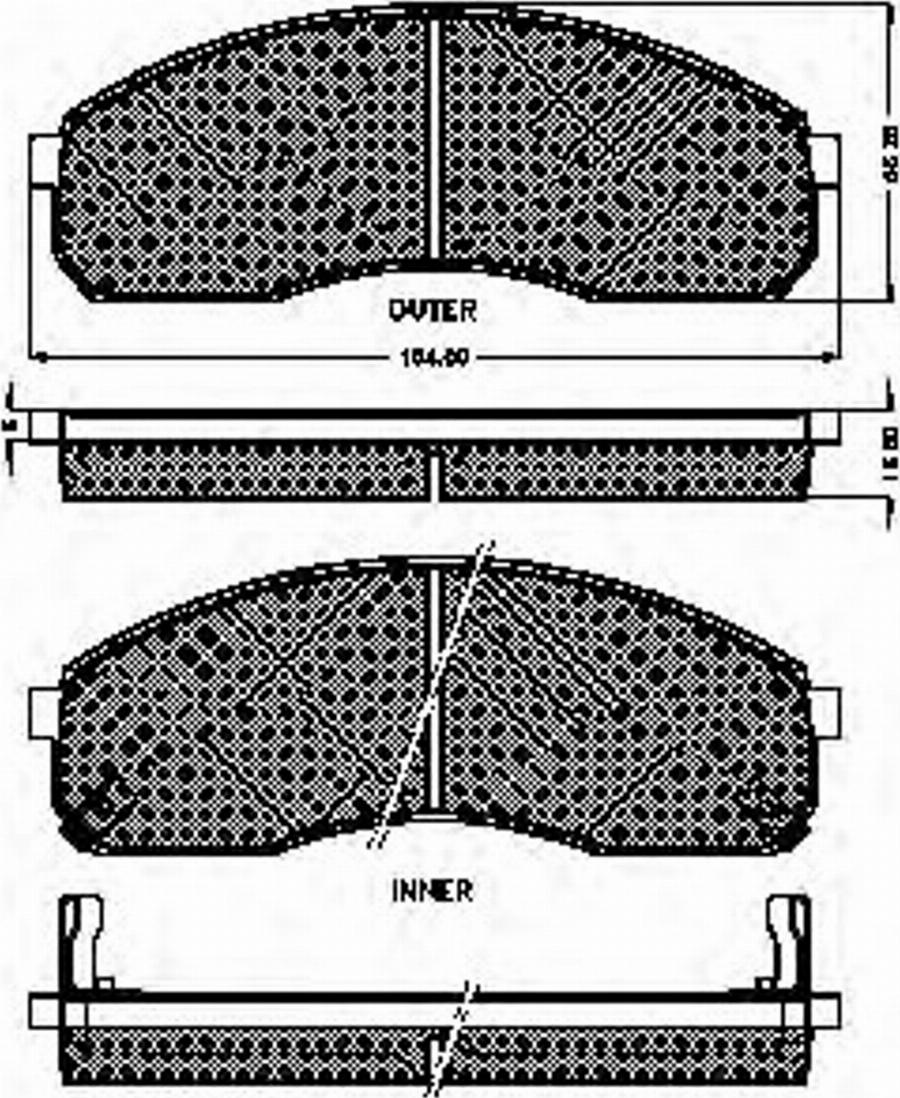 Spidan 32424 - Bremžu uzliku kompl., Disku bremzes www.autospares.lv