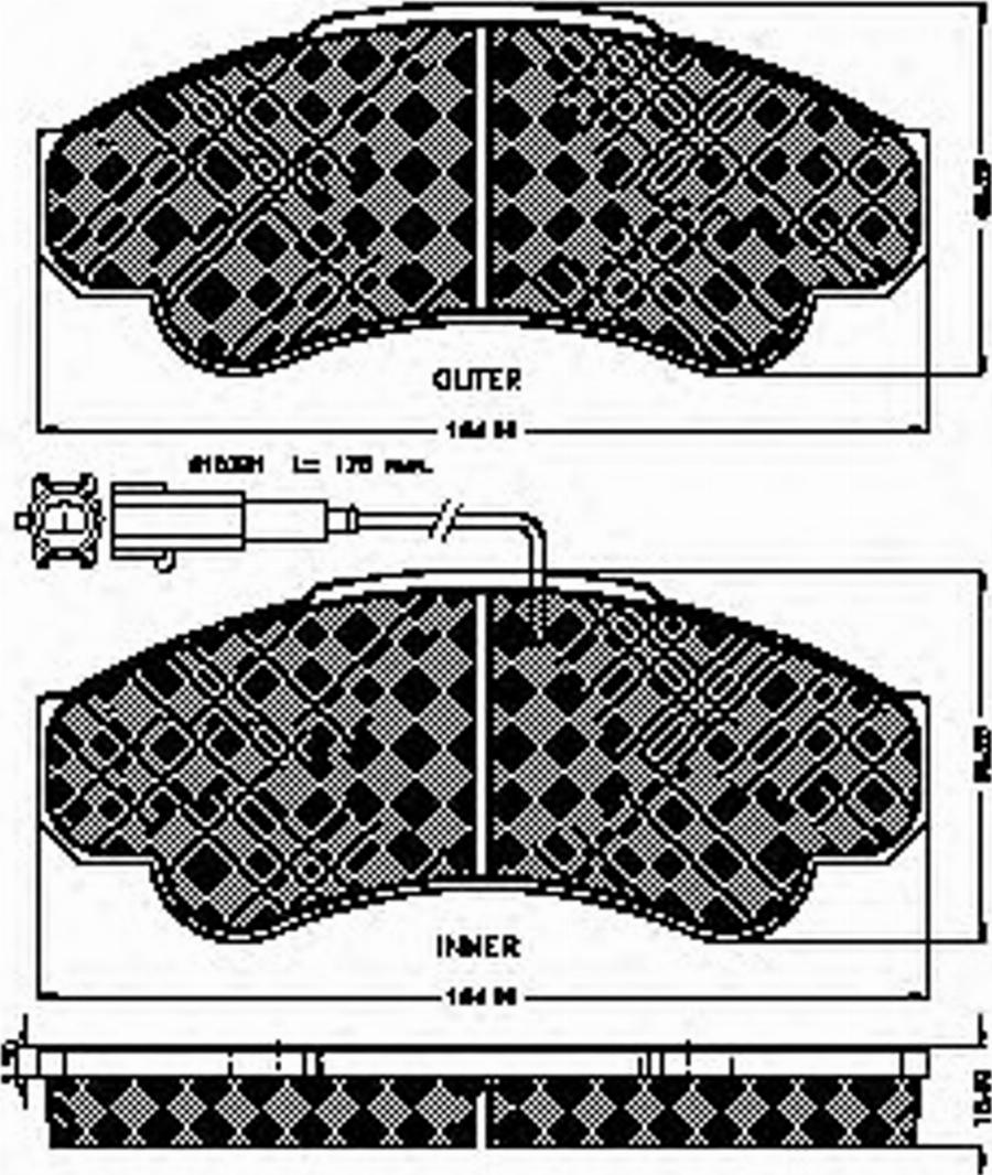 Spidan 32428 - Bremžu uzliku kompl., Disku bremzes autospares.lv