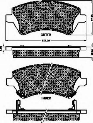 Spidan 32478 - Bremžu uzliku kompl., Disku bremzes www.autospares.lv