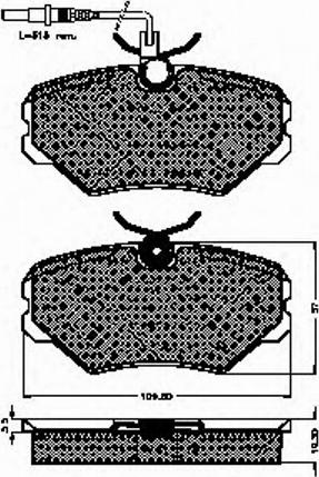 Spidan 32590 - Bremžu uzliku kompl., Disku bremzes www.autospares.lv