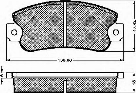 Spidan 32598 - Brake Pad Set, disc brake www.autospares.lv