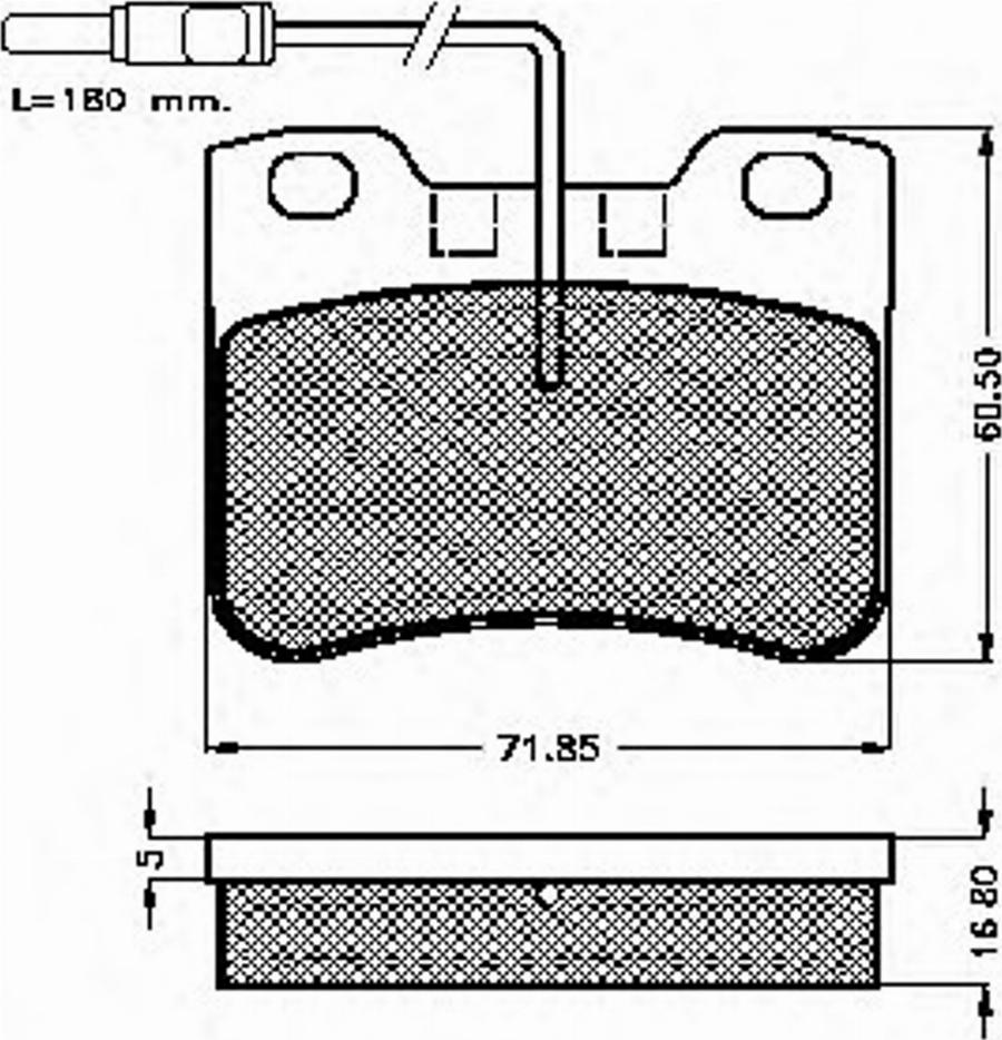 Spidan 32592 - Bremžu uzliku kompl., Disku bremzes www.autospares.lv