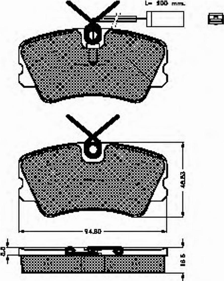 Spidan 32542 - Bremžu uzliku kompl., Disku bremzes www.autospares.lv