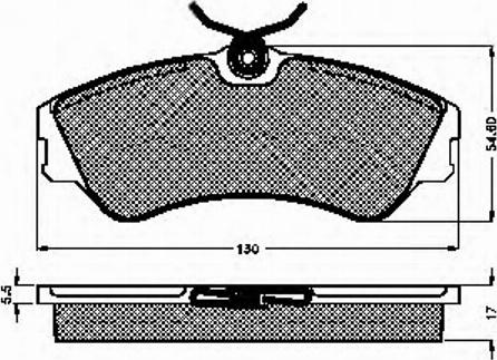 Spidan 32552 - Тормозные колодки, дисковые, комплект www.autospares.lv