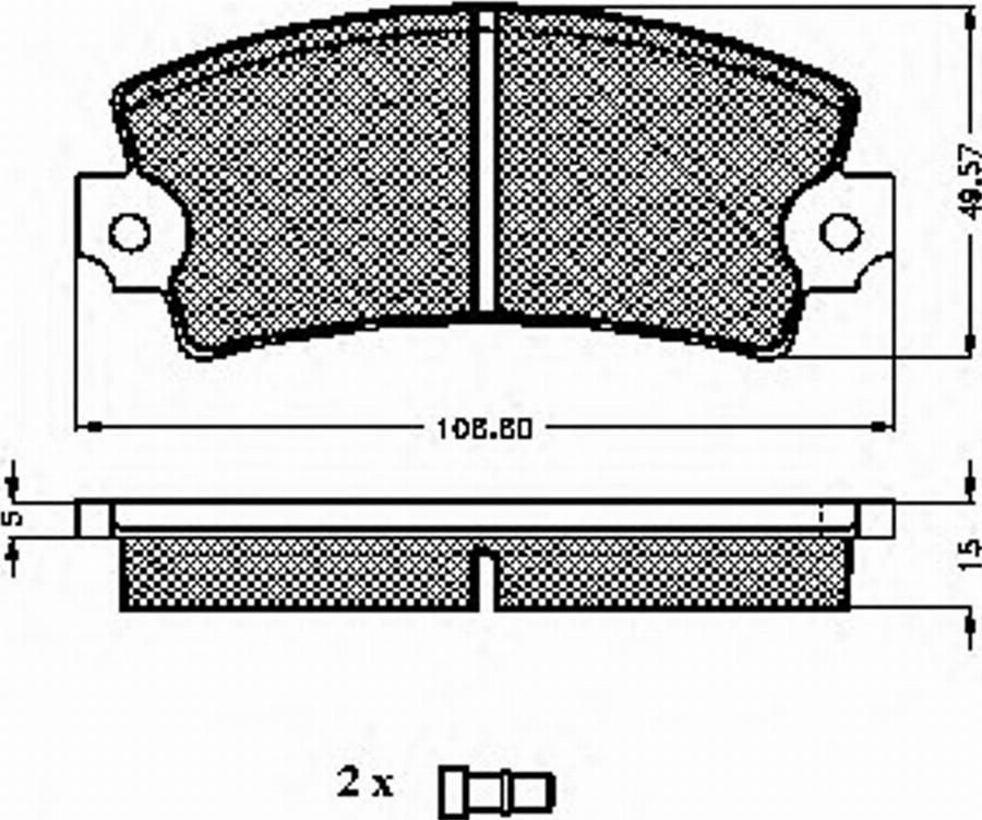 Spidan 32563 - Bremžu uzliku kompl., Disku bremzes www.autospares.lv