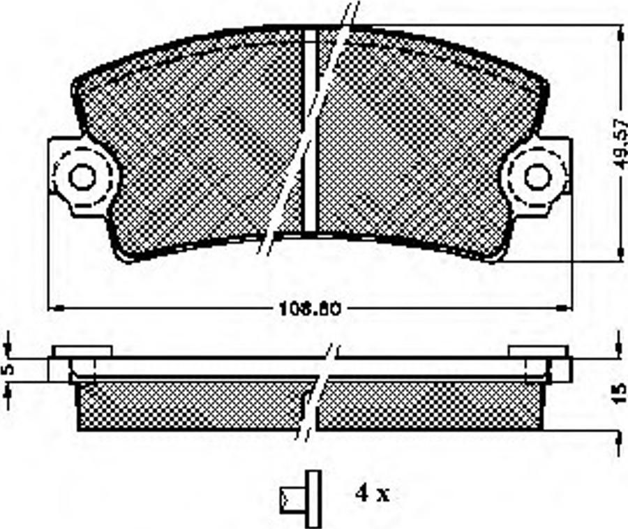 Spidan 32580 - Bremžu uzliku kompl., Disku bremzes www.autospares.lv