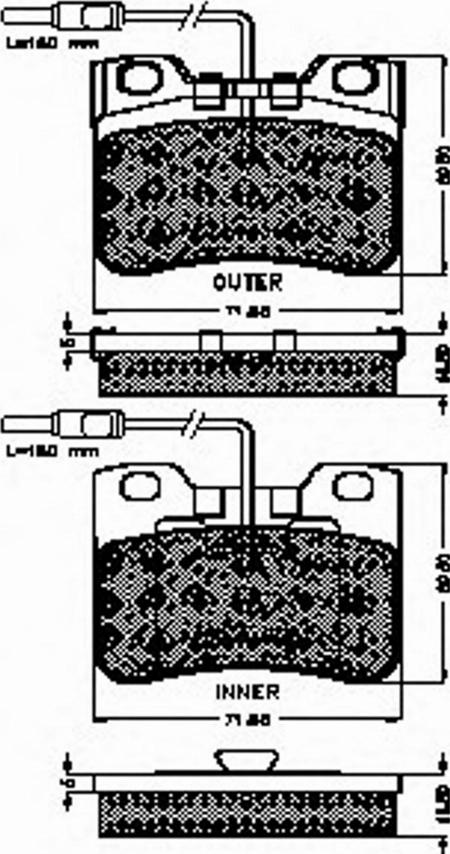 Spidan 32576 - Bremžu uzliku kompl., Disku bremzes www.autospares.lv