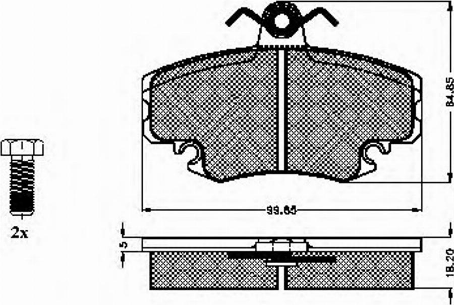 Spidan 32571 - Bremžu uzliku kompl., Disku bremzes www.autospares.lv