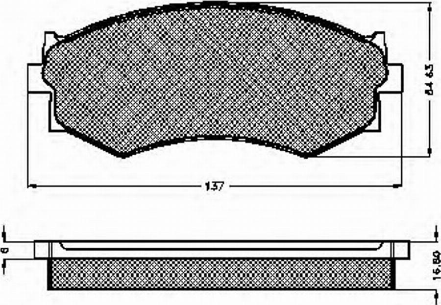 Spidan 32695 - Brake Pad Set, disc brake www.autospares.lv