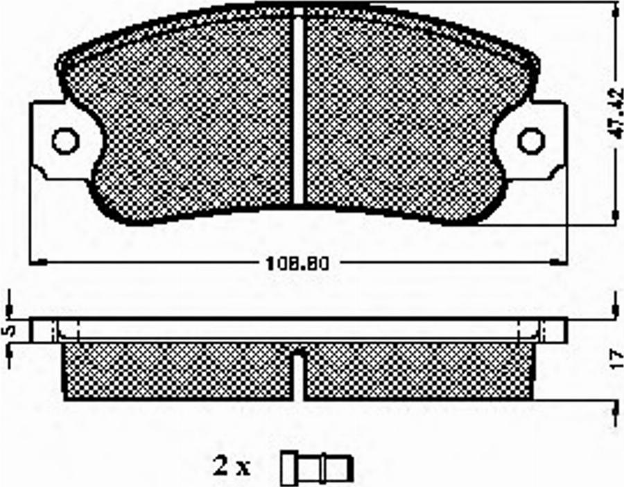 Spidan 32644 - Brake Pad Set, disc brake www.autospares.lv