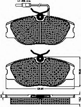 Spidan 32617 - Тормозные колодки, дисковые, комплект www.autospares.lv