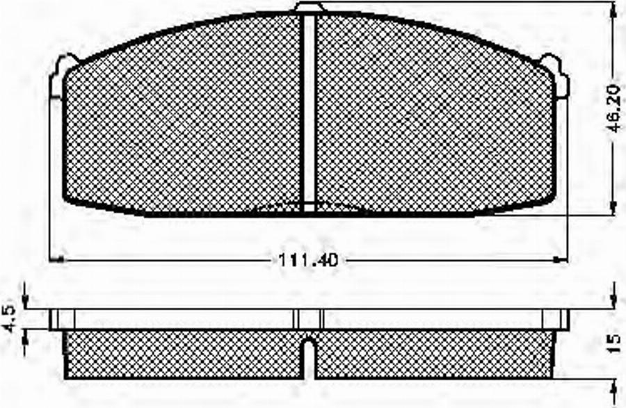 Spidan 32681 - Brake Pad Set, disc brake www.autospares.lv