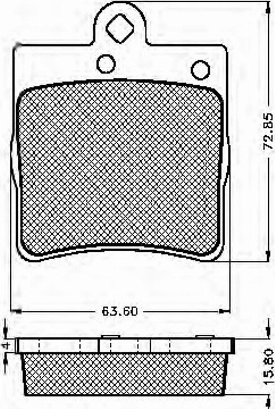 Spidan 32631 - Bremžu uzliku kompl., Disku bremzes www.autospares.lv