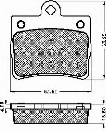 Spidan 32633 - Bremžu uzliku kompl., Disku bremzes www.autospares.lv