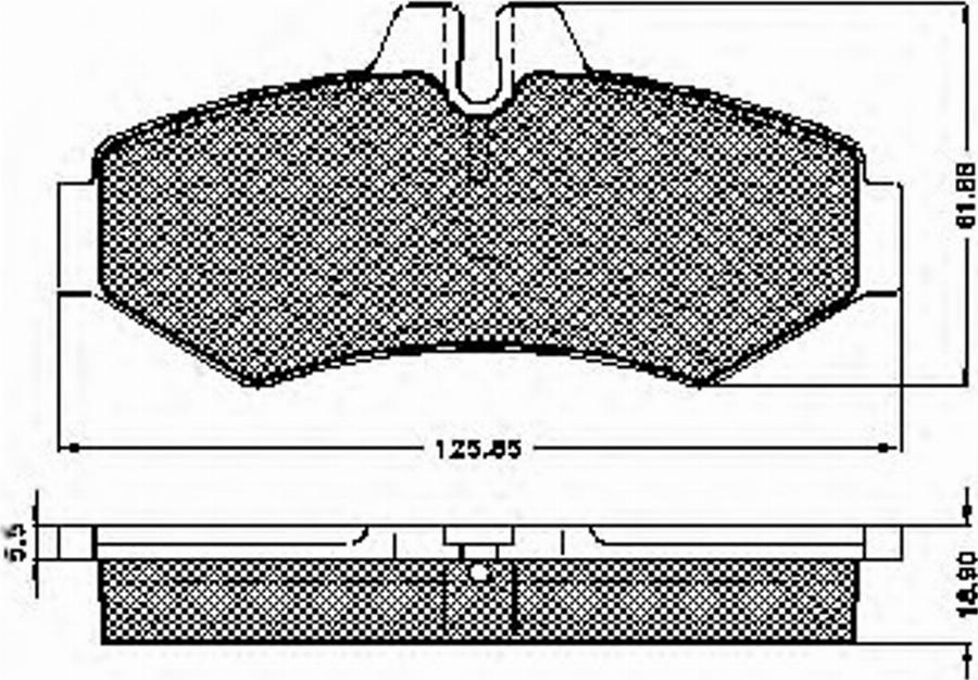 Spidan 32632 - Тормозные колодки, дисковые, комплект www.autospares.lv