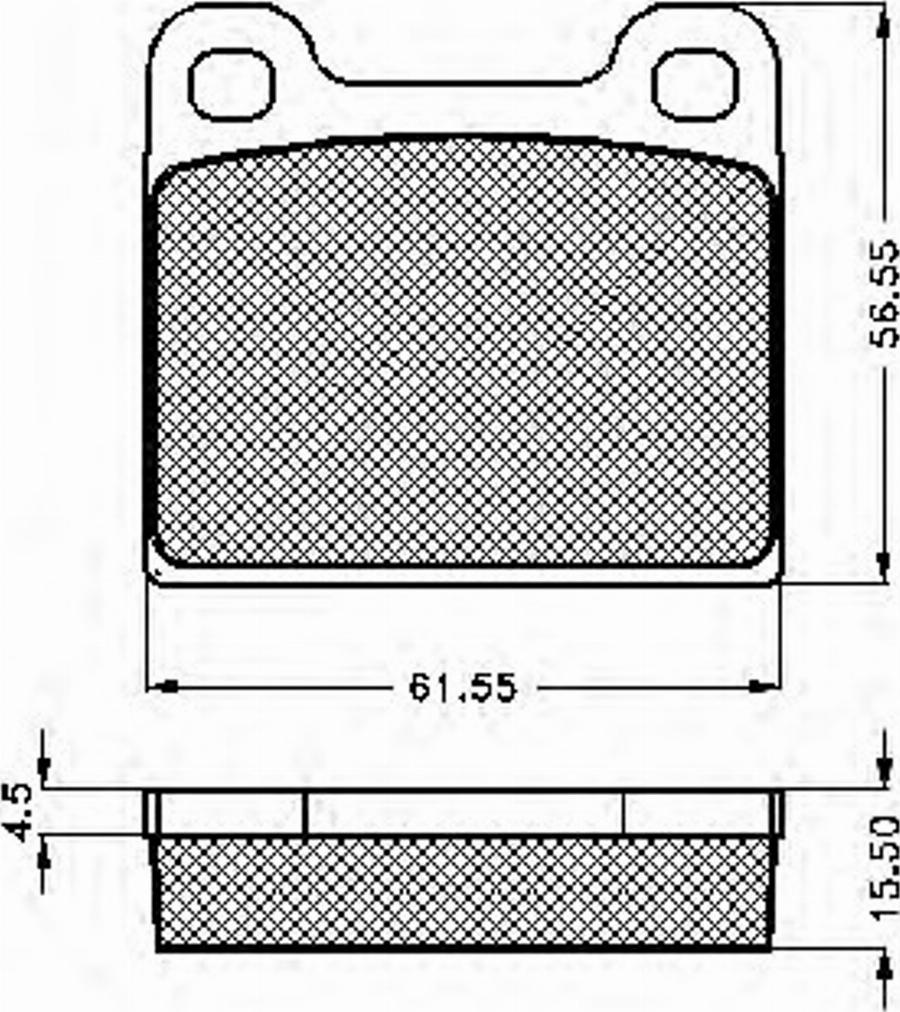 Spidan 32626 - Brake Pad Set, disc brake www.autospares.lv