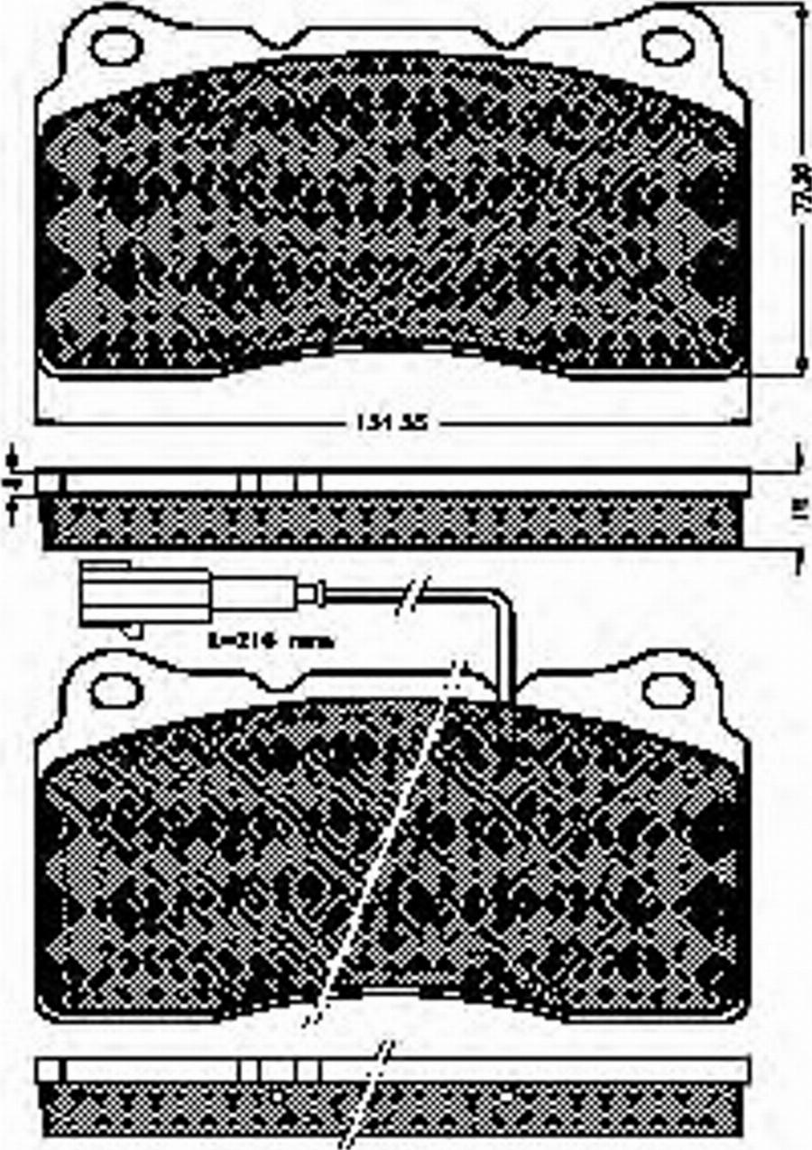 Spidan 32679 - Bremžu uzliku kompl., Disku bremzes www.autospares.lv