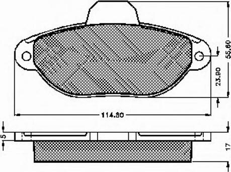 Spidan 32676 - Brake Pad Set, disc brake www.autospares.lv