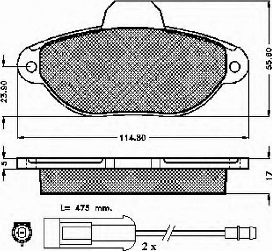 Spidan 32067 - Bremžu uzliku kompl., Disku bremzes www.autospares.lv