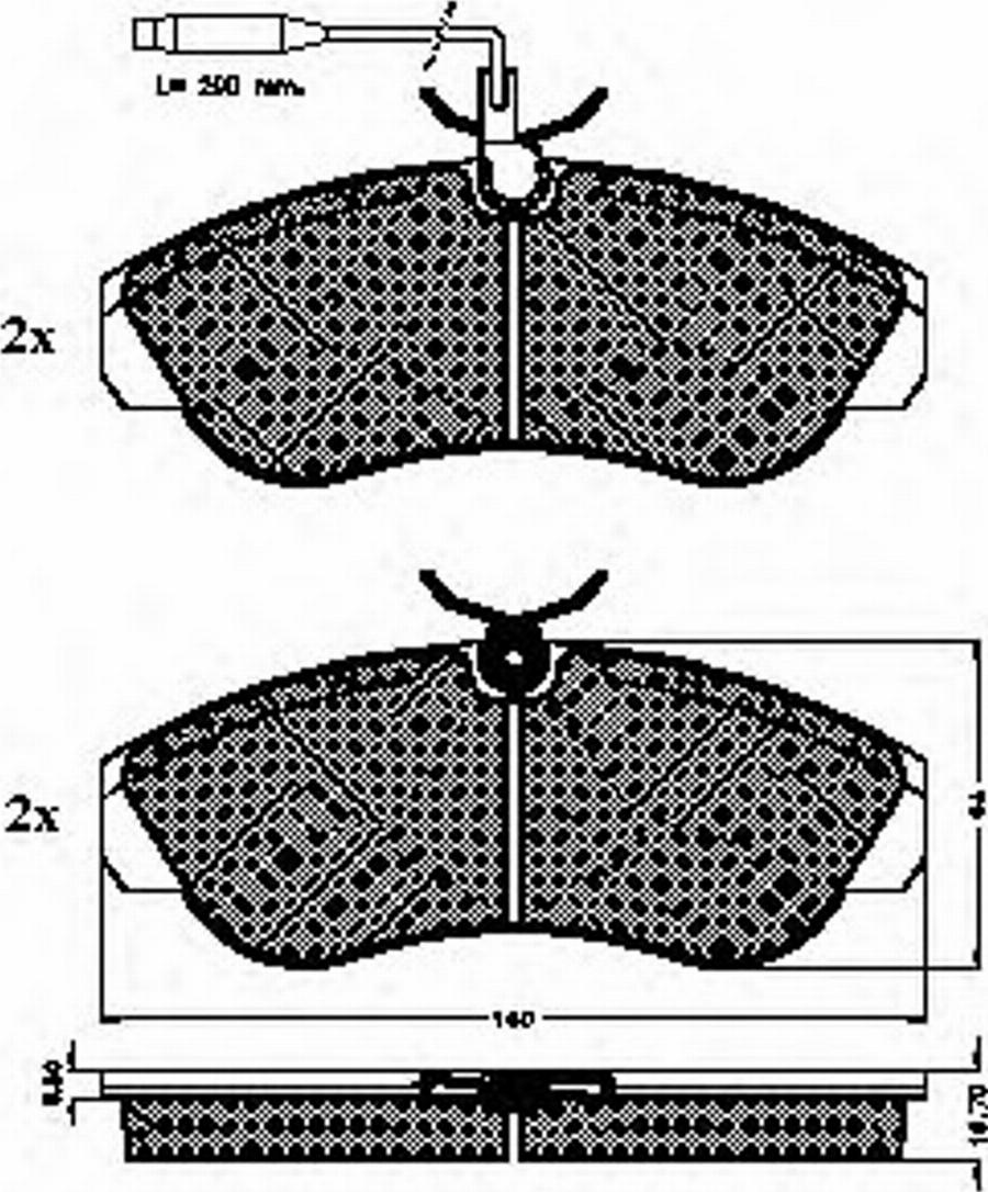 Spidan 32011 - Bremžu uzliku kompl., Disku bremzes www.autospares.lv