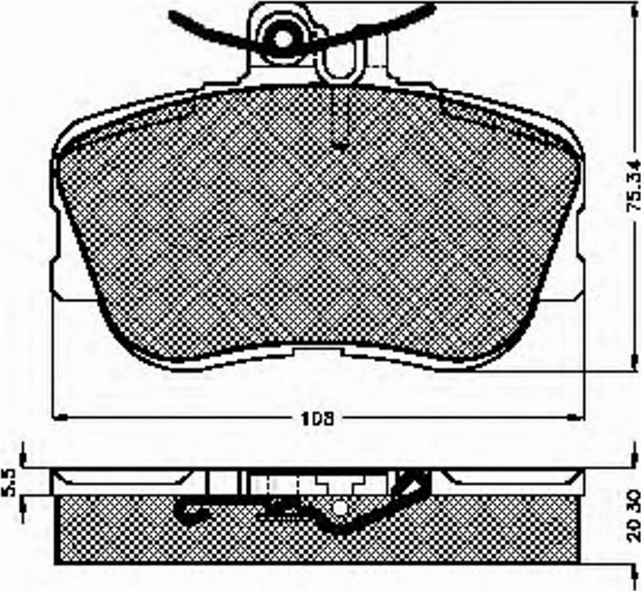 Spidan 32038 - Bremžu uzliku kompl., Disku bremzes www.autospares.lv