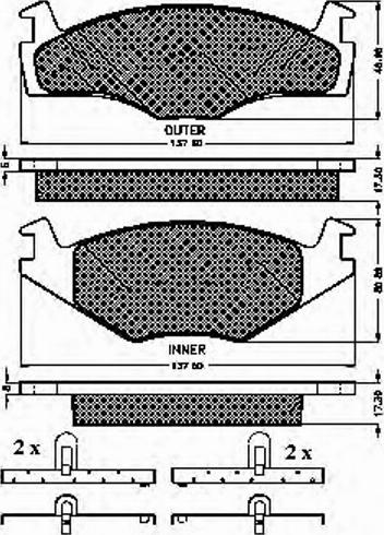 Spidan 32022 - Bremžu uzliku kompl., Disku bremzes www.autospares.lv