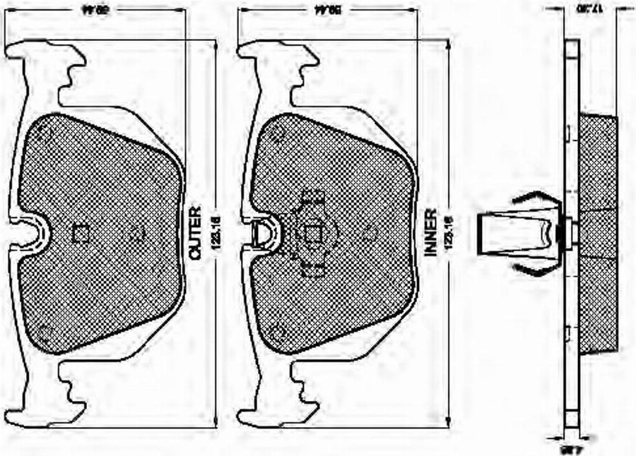 Spidan 32156 - Brake Pad Set, disc brake www.autospares.lv