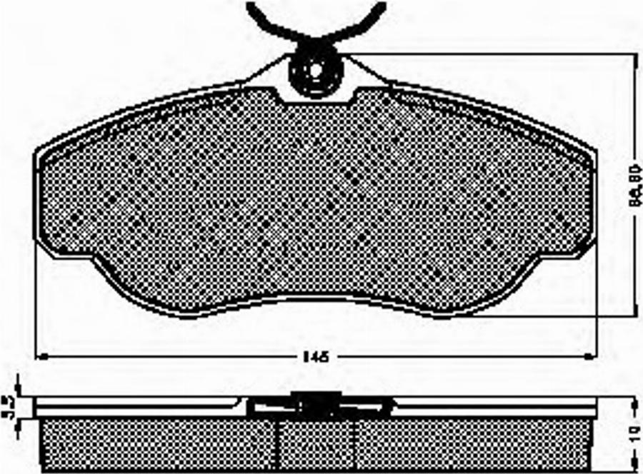 Spidan 32152 - Bremžu uzliku kompl., Disku bremzes www.autospares.lv