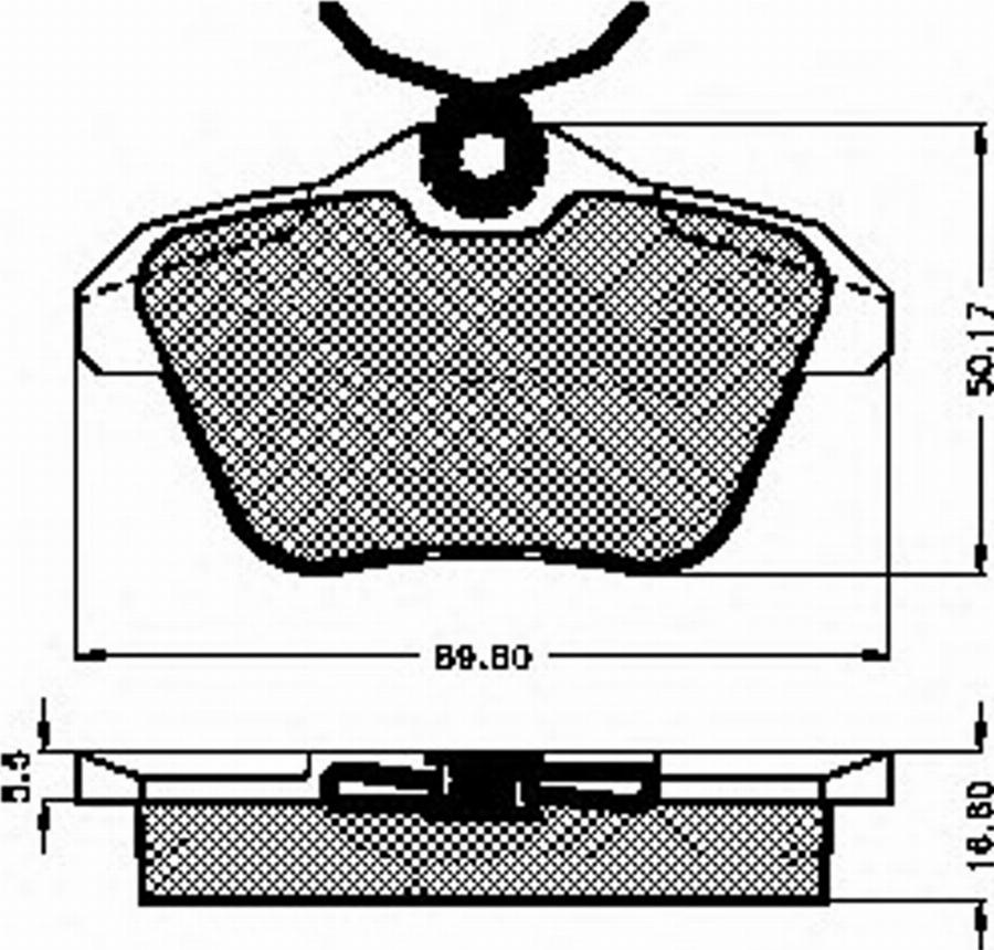 Spidan 32167 - Тормозные колодки, дисковые, комплект www.autospares.lv